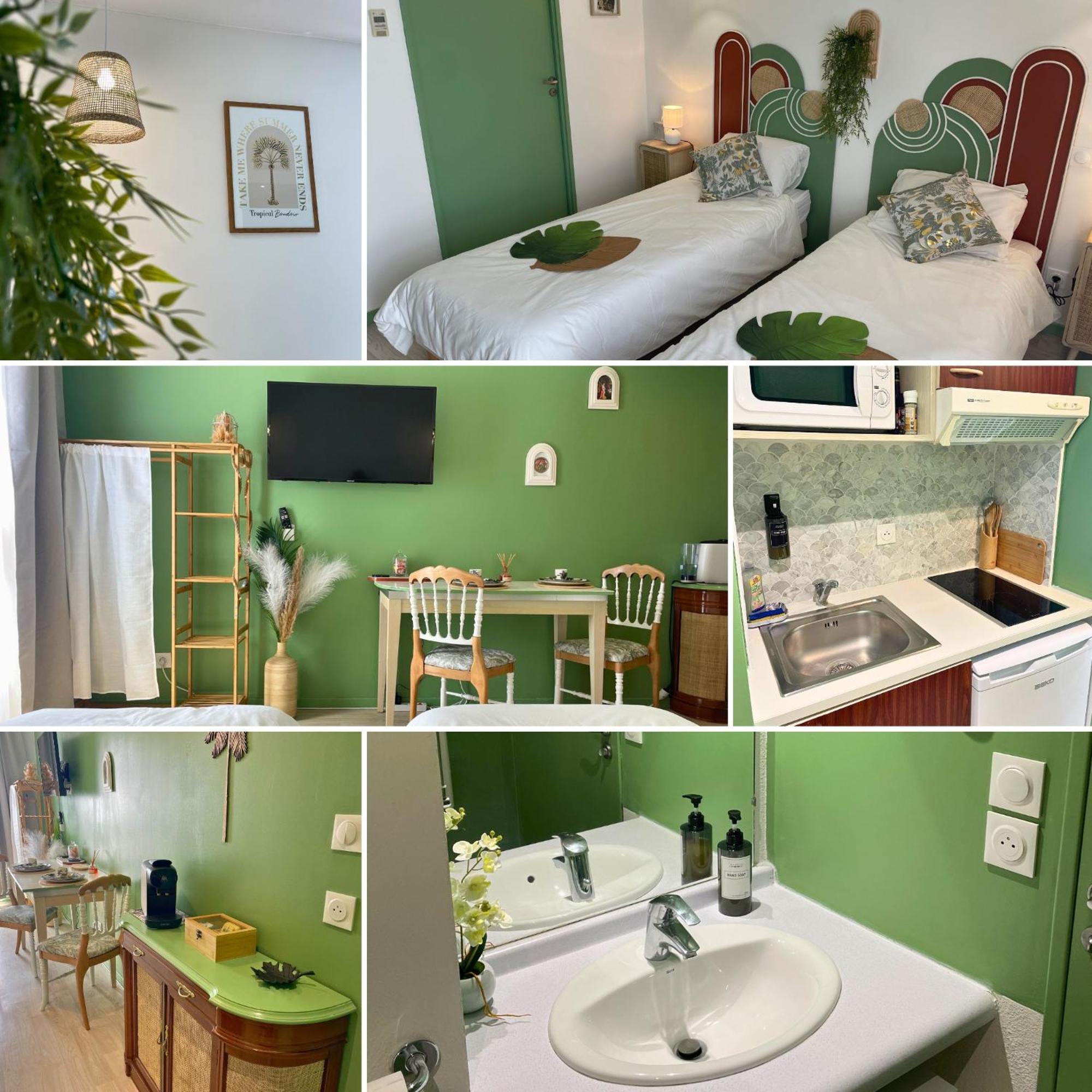 Boudoir - Clim-Wifi-Twin-Gare Apartment Lourdes Ngoại thất bức ảnh